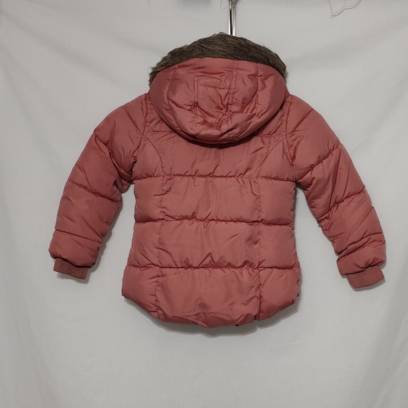 Old Navy Frost-Free Faux-Fur Lined Hooded Puffer Jacket for Girls - Size XS - Picture 3 of 8